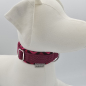 Preview: Halsband Bordaux verstellbar und gepolstert
