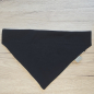 Preview: Halstuch Mint-Schwarz mit Hunden