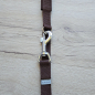 Preview: Leine mit weicher Handschlaufe - Braun