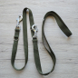 Preview: verstellbare Hundeleine - Khaki
