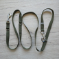 Preview: verstellbare Hundeleine - Khaki
