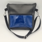 Preview: Gassitasche / Cross Bag / Hip Bag schwarz blau