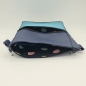 Preview: Gassitasche / Cross Bag / Hip Bag, Navy / Türkis