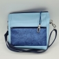 Preview: Gassitasche / Cross Bag / Hip Bag, Hellblau - Blau