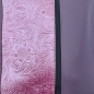 Preview: Gassitasche / Cross Bag / Hip Bag, augergine / himbeerfarbene Blütenranken