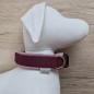 Preview: Verstellbares Halsband Bordeaux & Rosa