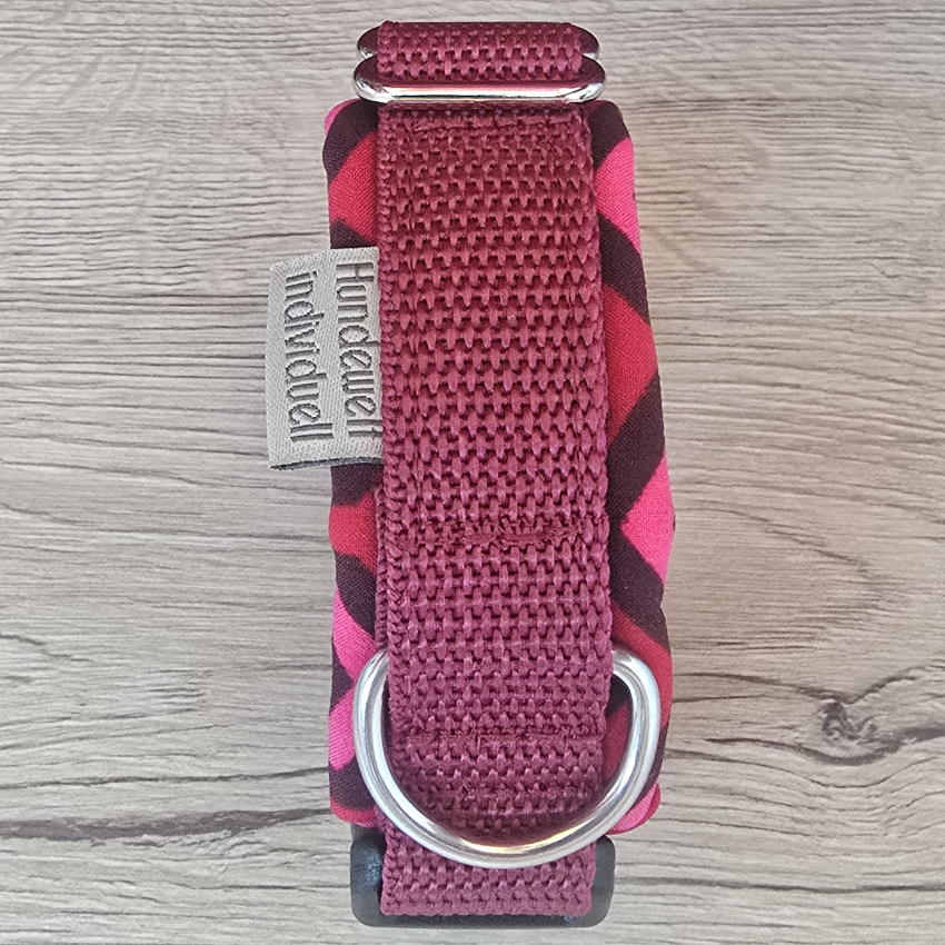 Halsband Bordaux verstellbar und gepolstert