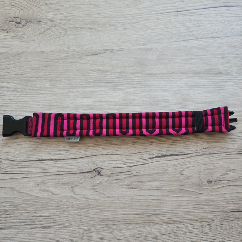 Halsband Bordaux verstellbar und gepolstert