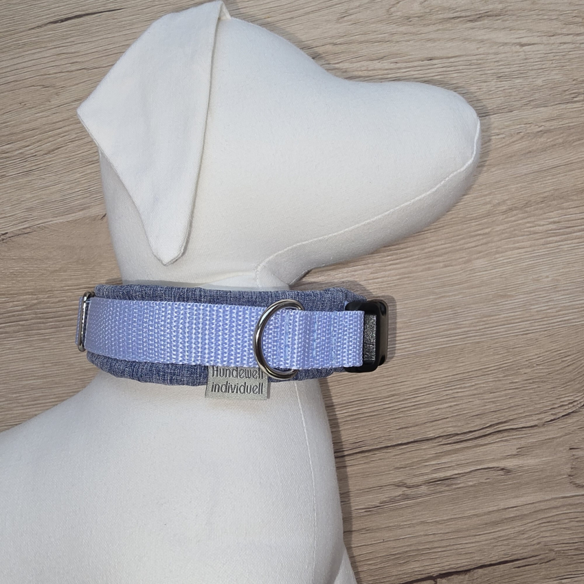 Verstellbares Halsband Hellblau