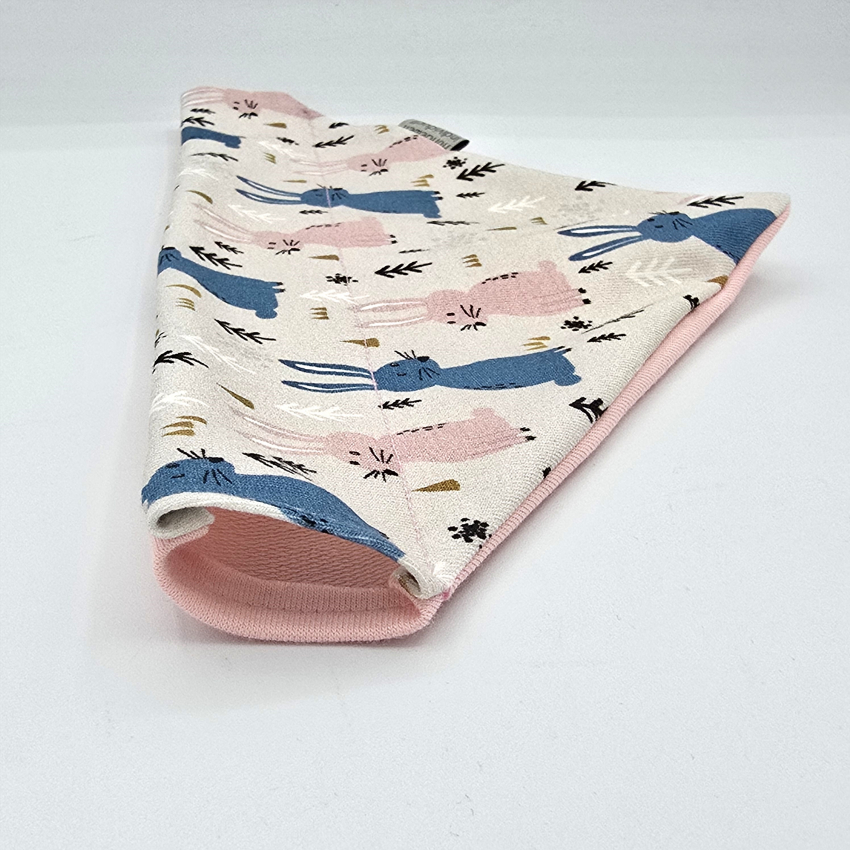 Halstuch mit Hasen rosa OSTERANGEBOT