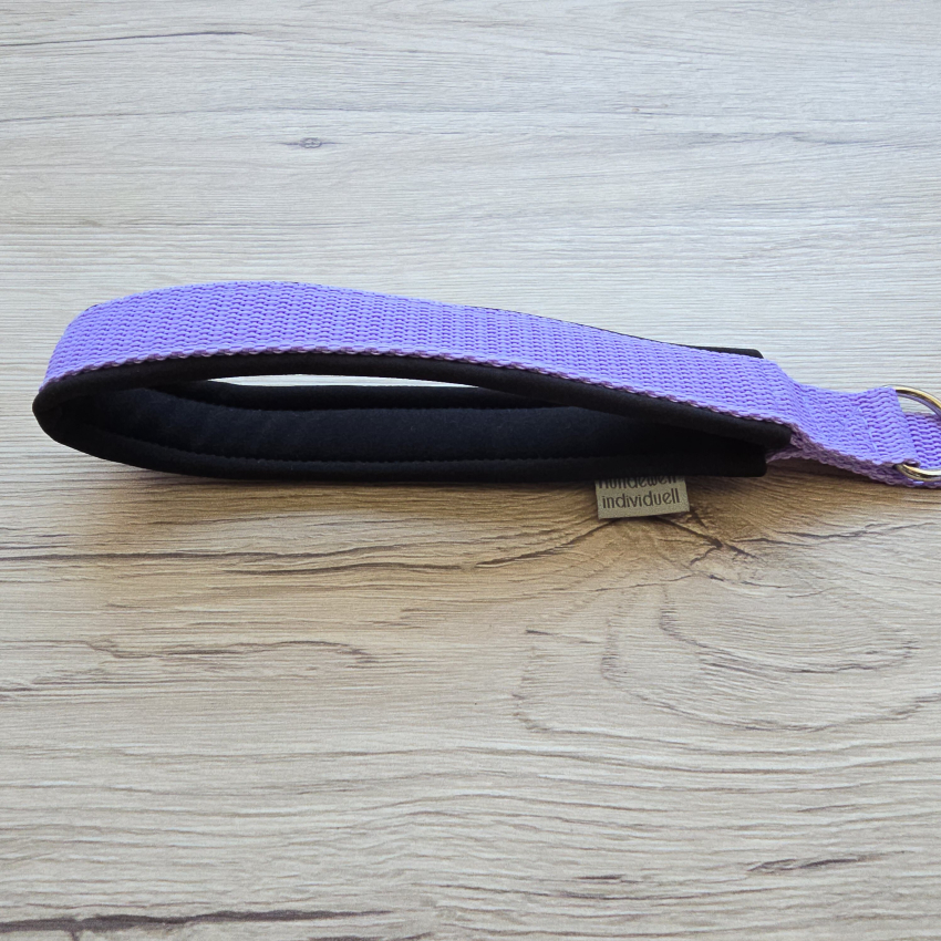 Leine mit weicher Handschlaufe - Flieder