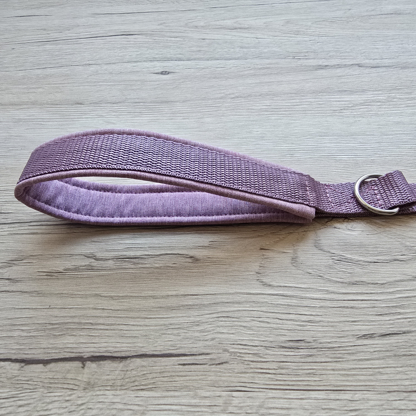 Leine mit weicher Handschlaufe - Mauve