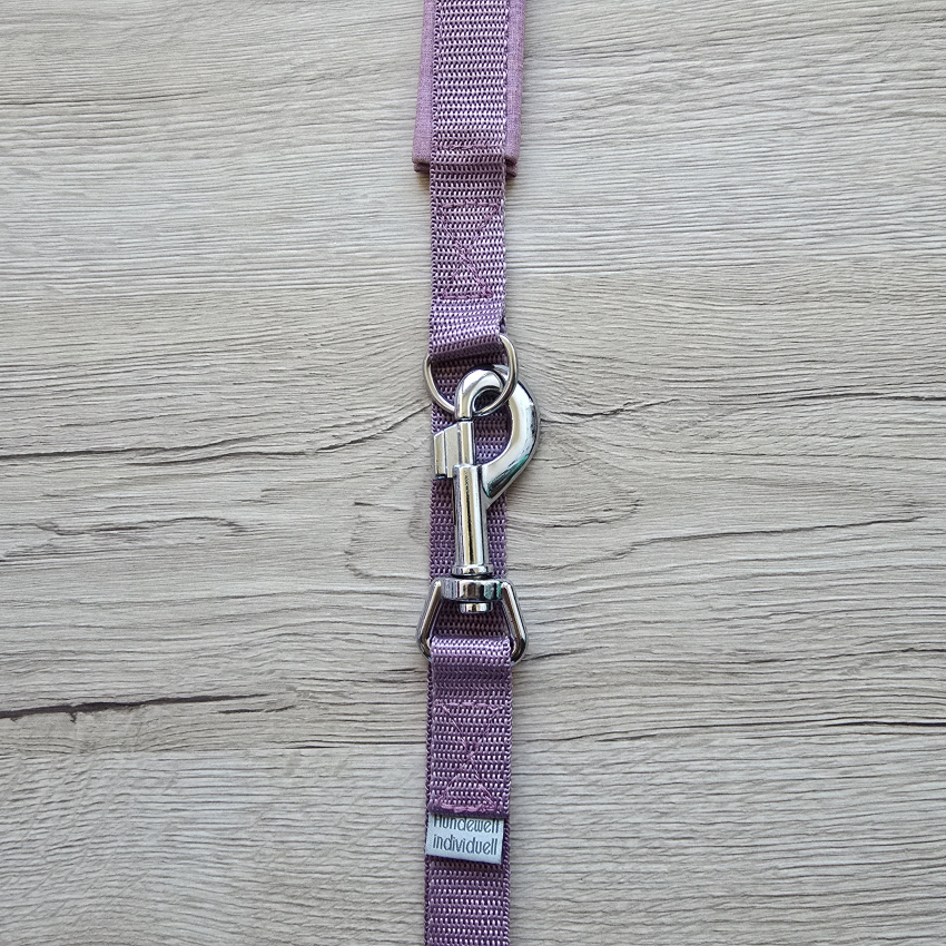 Leine mit weicher Handschlaufe - Mauve