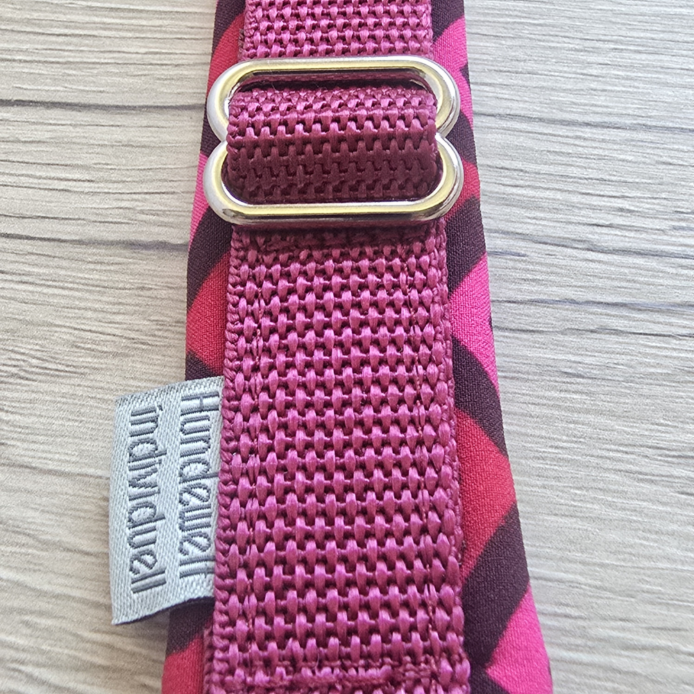 Halsband Bordaux verstellbar und gepolstert