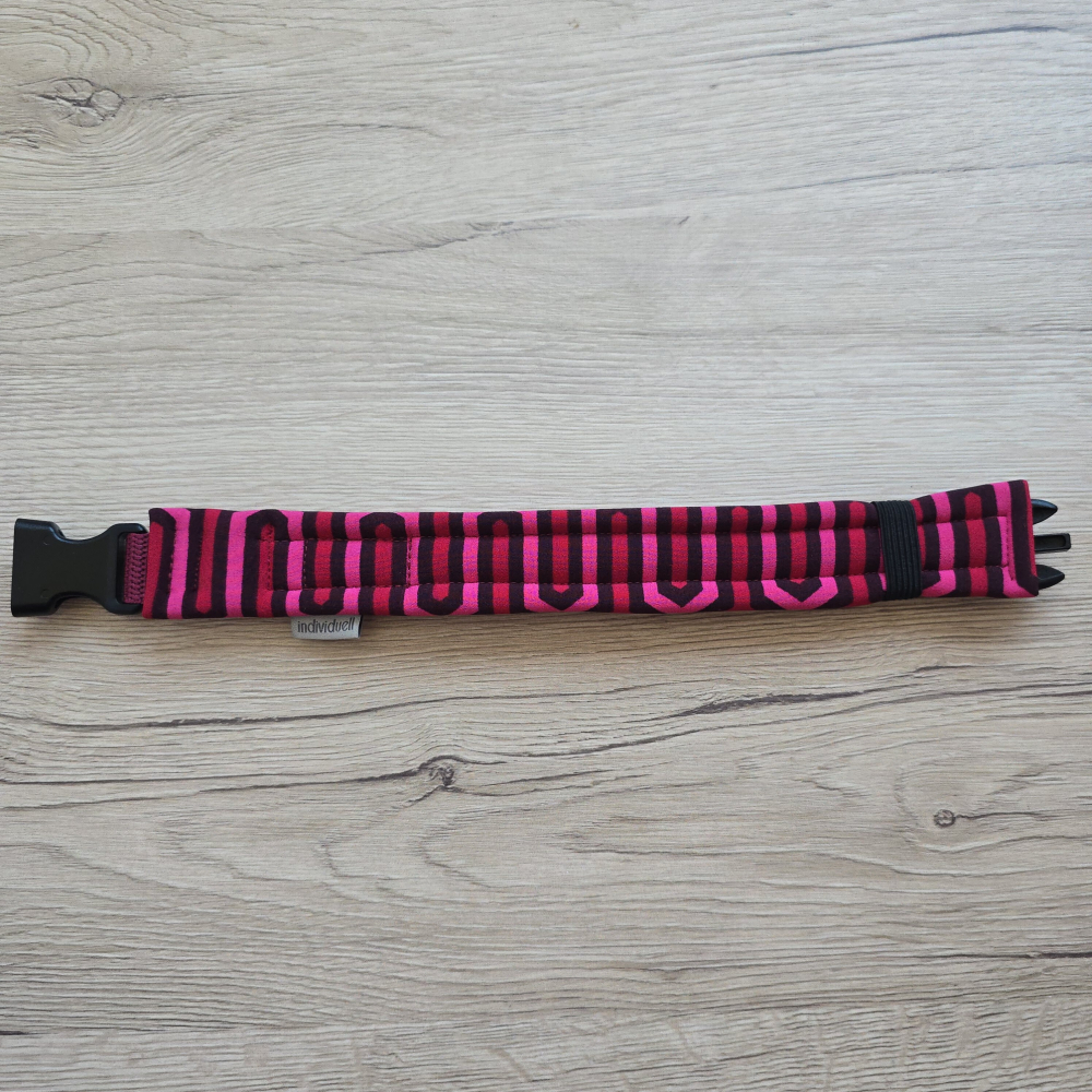 Halsband Bordaux verstellbar und gepolstert