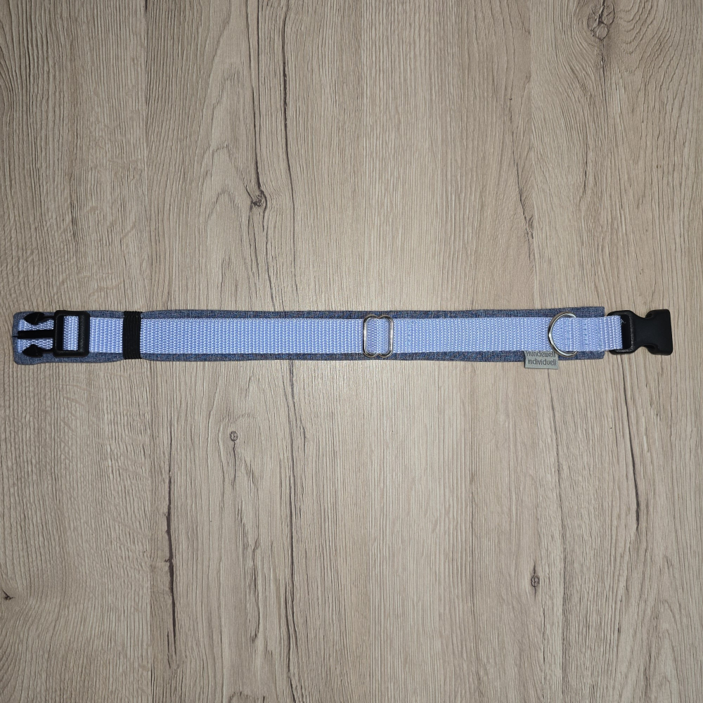 Verstellbares Halsband Hellblau