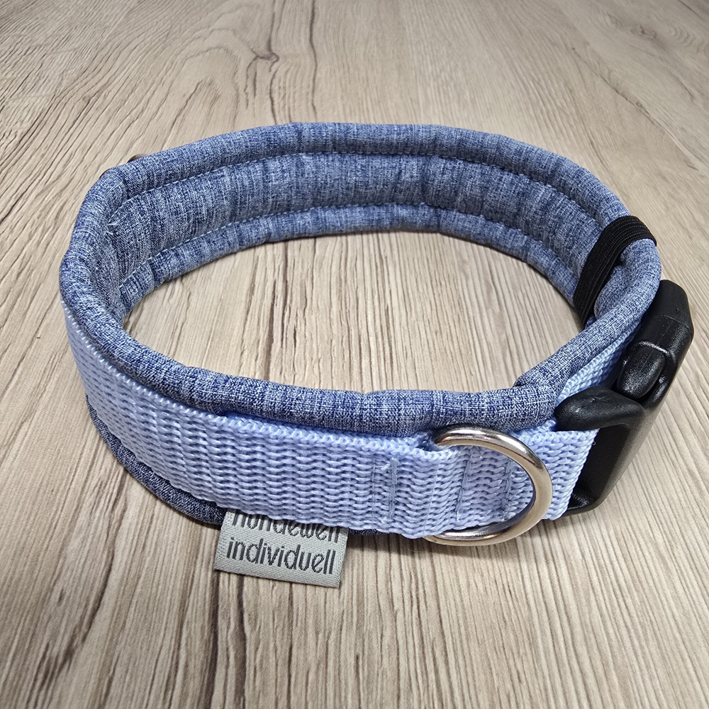 Verstellbares Halsband Hellblau