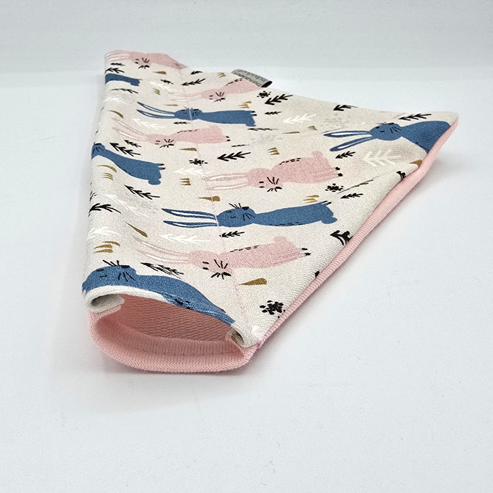 Halstuch mit Hasen rosa OSTERANGEBOT