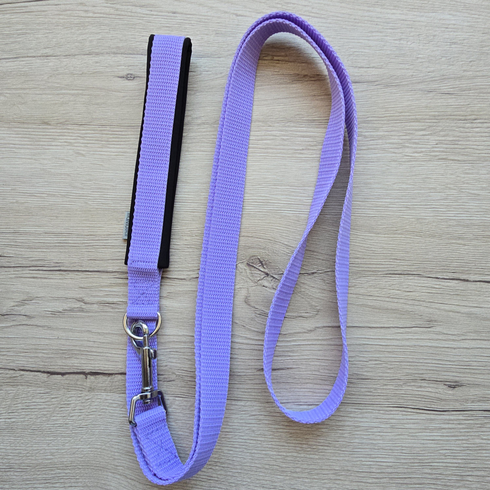 Leine mit weicher Handschlaufe - Flieder