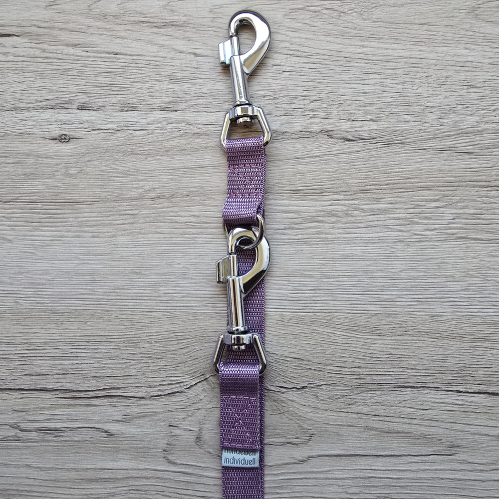 verstellbare Hundeleine - Mauve
