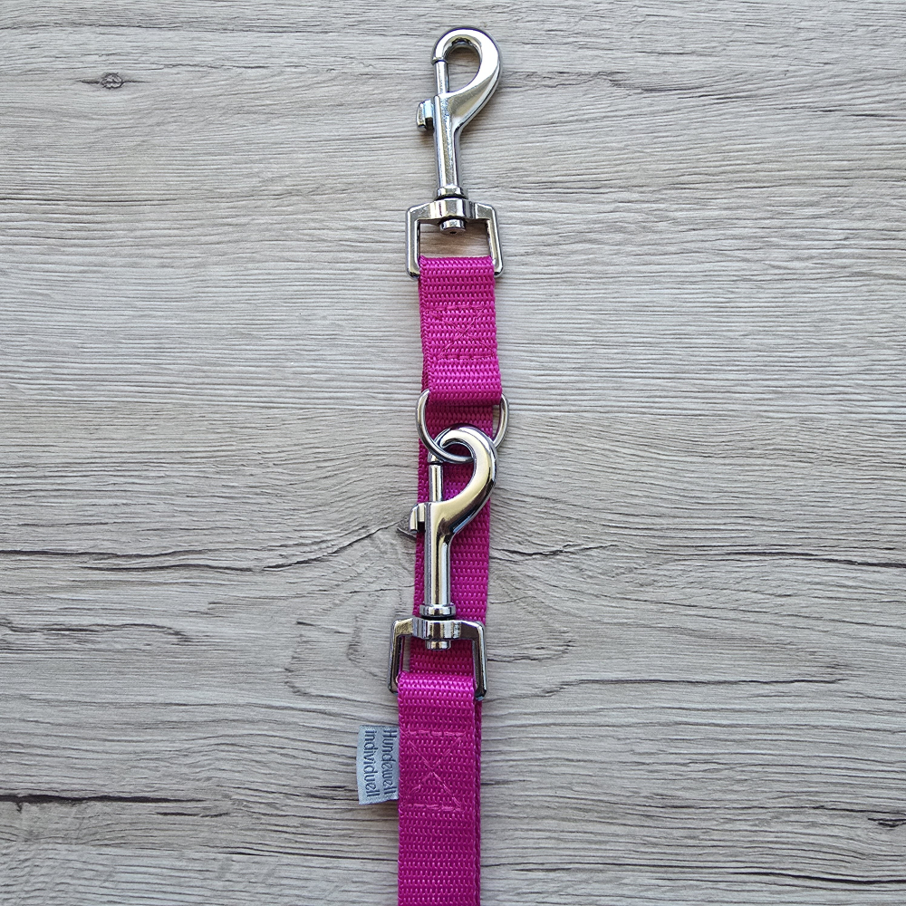 verstellbare Hundeleine - Pink