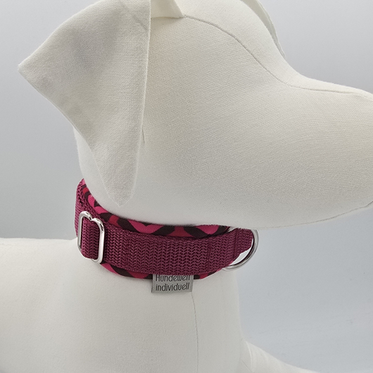 Halsband Bordaux verstellbar und gepolstert