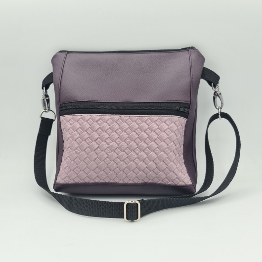 Gassitasche / Cross Bag / Hip Bag, Aubergine / Mauve